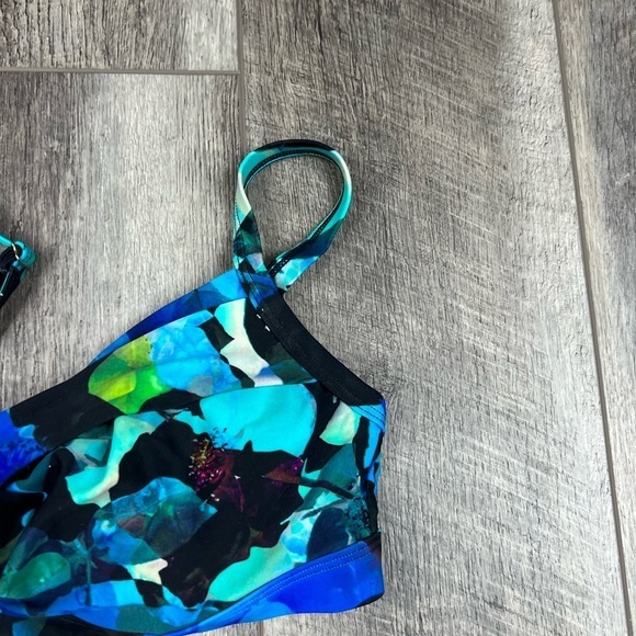 34B/C Athleta Blue Print Twister‎ Bikini Top - Picture 4 of 12